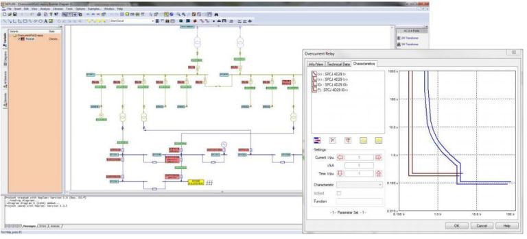 Kısa Devre Analizi, Röle Koordinasyonu, Yük Akışı